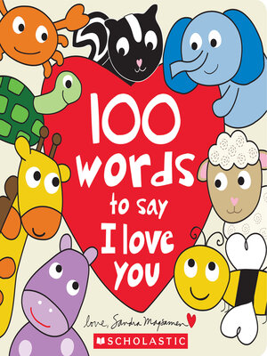 cover image of 100 Words to Say I Love You
